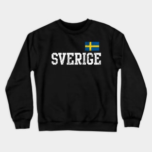 Sverige Flag Sweden Swedish Family Heritage Crewneck Sweatshirt
